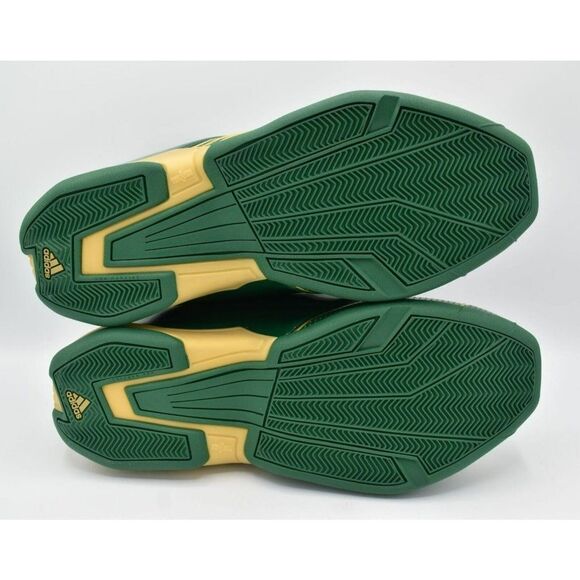 Adidas Mens Size 9 Womens Size 10 T-Mac 2.0 Restomod Green Gold Basketball Shoes main image 7